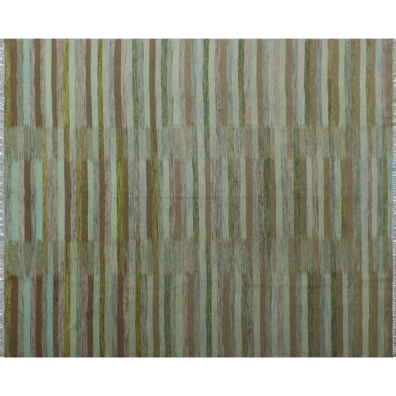 Winchester Meruert Brown/Lt. Green Rug, 8'3" x 9'6"