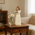 thumbnail image 4 of Resin Girl Watering Flowers Figurine,Decorative Sculpture Ornament for Home Desk Shelf Mothers Day Gift Floral Theme Decor, 4 of 6