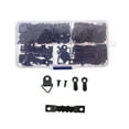 thumbnail image 1 of FONDOTIN Black Picture Hanging Kit 550 Pcs Picture Frame Hangers Home Decor Set, 1 of 7