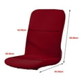 thumbnail image 2 of Spandex Rotation Ordinateur Chaise Housse Extensible Universel Protecteur pour Animaux de Compagnie Ordinateur Anti-Poussière, 2 of 9