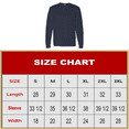 thumbnail image 2 of Gildan Heavy Cotton Long Sleeve Navy T-Shirt, Men's 9 Pack 100% Cotton Taped Neck Tee, S, 2 of 6