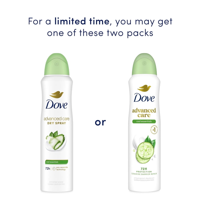 Dove Advanced Care Cool Essentials Antiperspirant Dry Spray photo 3