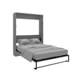 thumbnail image 3 of RoomAndLoft Modern Solid Wood Queen Murphy Wall Bed Gray, 3 of 12