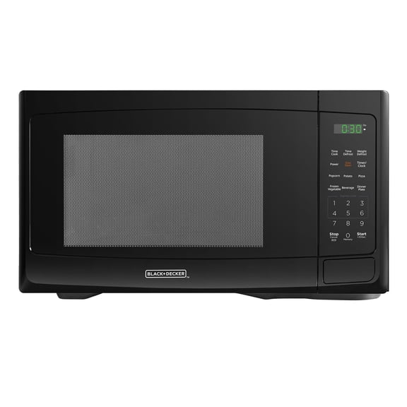 BLACK DECKER 1.1 Cu. Ft. Microwave Oven in Stainless Steel