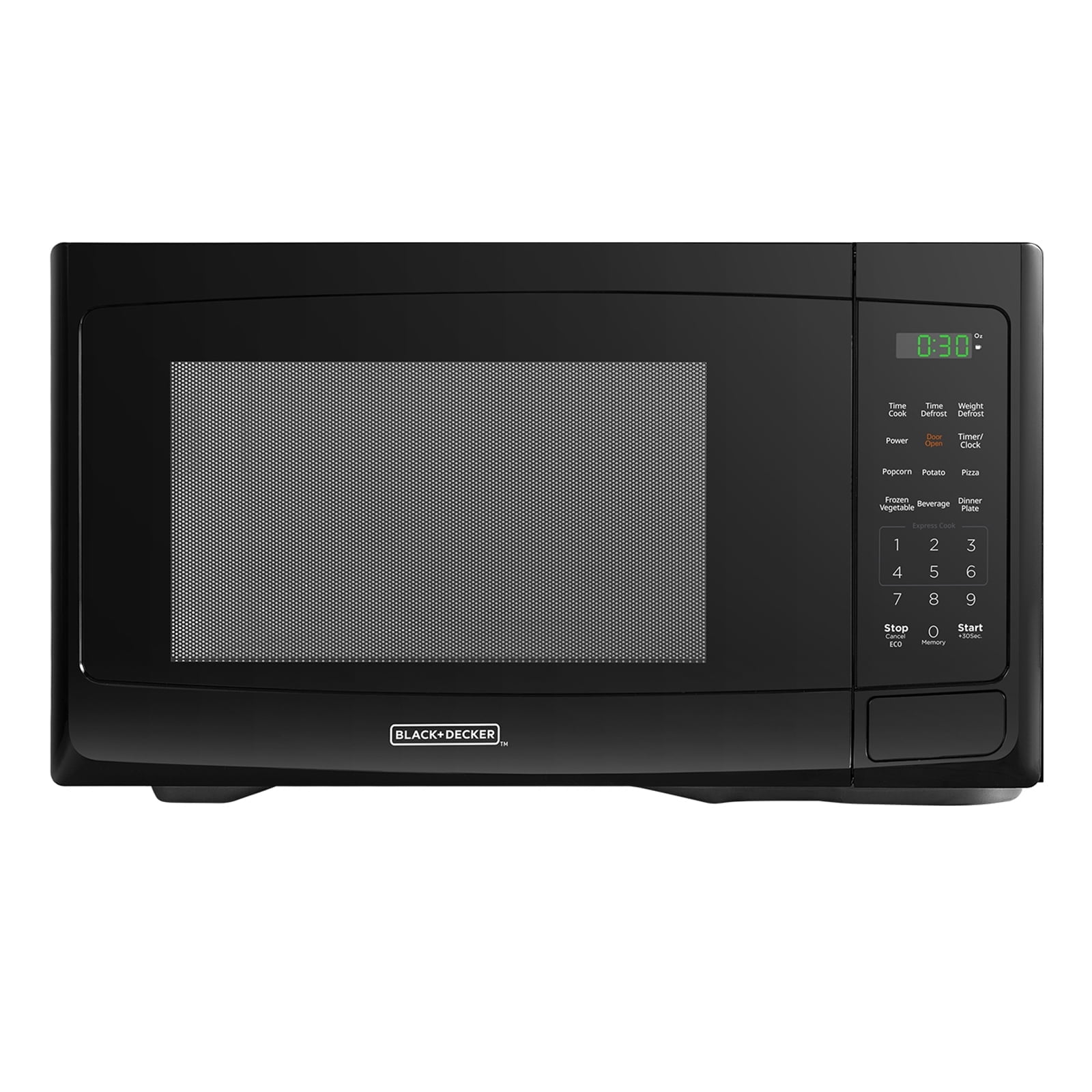 BLACK+DECKER 1.1 Cu. Ft. Microwave Oven in Stainless Steel