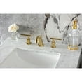 thumbnail image 2 of Kingston Brass KB8912CML Manhattan Two-Handle 3-Hole Deck Mount Widespread Bathroom Faucet with Pop-Up Drain in Polished Brass, 2 of 8