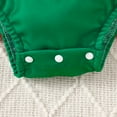 thumbnail image 4 of WIBACKER 0-18M Infant Baby Girls Christmas Outfits Long Sleeve Elf Romper Xmas Dresses Toddler Holiday Party Dress Up Clothes, 4 of 11