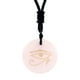 thumbnail image 1 of Collar de moda Ojo de Horus de 7 mm y 30 mm con cordón negro ajustable Joyería Ojo de Horus Rosa, 1 of 8