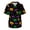 Dark Gray_008, variant on Mens Spooky Halloween Graphic Scrub Shirts Pumpkins Print Casual Short Sleeve V Neck Shirts Stylish Comfortable Funny Medical Top with 3 Pocket Yellow S