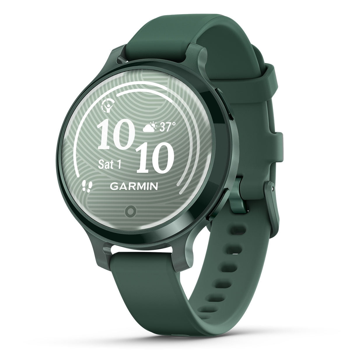 Garmin Lily 2 Active (Jasper Green) Women's Fitness Smartwatch Bundle - Bright Touchscreen Display, Built-in GPS, All-Day Health Monitoring, 9 Days Battery Portable Charger