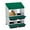 Green | 2 x 2 Holes, variant on EuKer 2 x 2 Hole Metal Nesting Boxes for Chickens, Roll Away Nesting Boxes with Removable Tray for Backyard Coop, Red