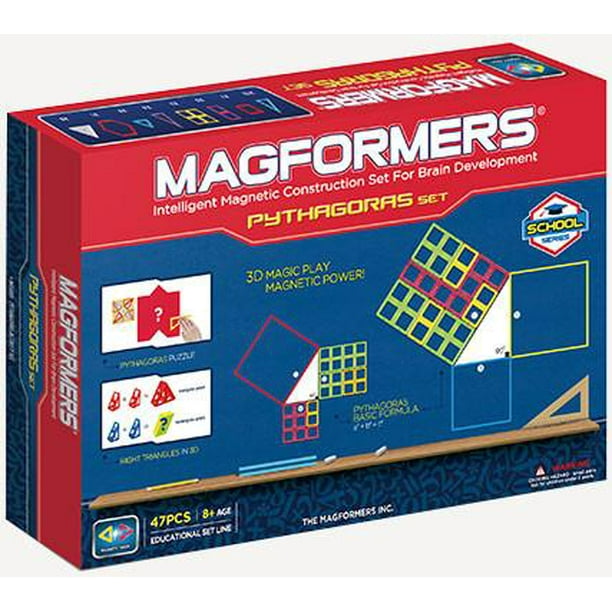 Magformers - 63113 Jeu de Pythagore 47 Pièces