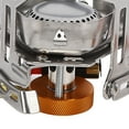 thumbnail image 3 of Fyydes Cuisinière de Camping en Acier Inoxydable, Cuisinière à Gaz Portable 304 en Acier Inoxydable pour la Randonnée de Camping, Cuisinière de Camping Extérieure, 3 of 8