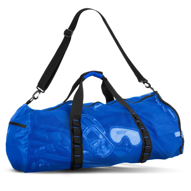 Bolsa de lona Fitdom de malla impermeable de 90 L, 74 x 36 x 36 cm