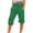 Green, variant on Karymi Lounge Pants Fashion Jogger Solid Cropped Casual Pull-On Pants Cotton Linen Fabric Skin-Friendly Comfy Cropped Trousers Summer Pants with Pockets for Women