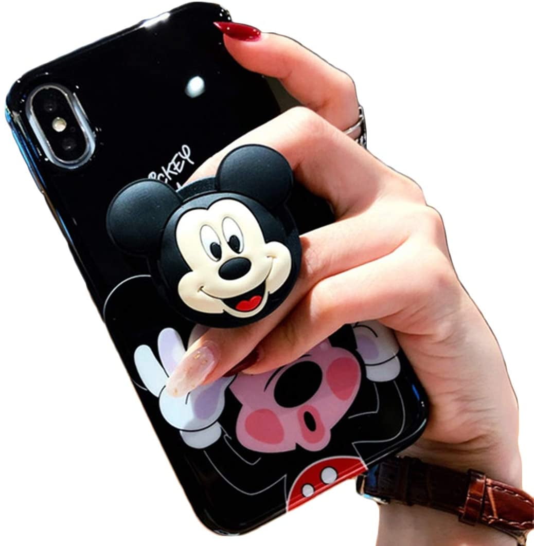 3D Cute iPhone 8 PLUS Mickey Mouse Cartoon Soft Silicone