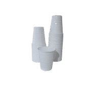 BRITEDENT WHITE 1000 Disposable Plastic Cups. Plastic Containers 5 oz with Embossed Grip. Drinking Cups for Dental Offices, Hospitals, Home, Office, Picnic. Universal Small Plastic Cups.