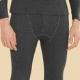 thumbnail image 4 of Tawop Thermal Underwear for Men Fleece Warm Thick Wool-Like Lined Bottom Outfits Base Layer Pants, 4 of 9