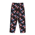 thumbnail image 3 of Lsque Surfing Santa Print Women's Pajama Pants, Lounge Pant - Comfortable Home Wear,Elastic Waistband, Stylish Design-Large, 3 of 9