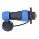 thumbnail image 4 of Toma de corriente de aviación, conector de alimentación a prueba de agua, conector de enchufe de aviación cuadrado, conector de cable industrial, uso conveniente, 4 of 9