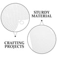 thumbnail image 3 of DEEPCRAFF 6Pcs Plastic Mesh Sheets in White for Craft Mesh Canvas and Heart Embroidery Projects, 3 of 6