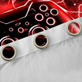 thumbnail image 4 of jejeloiu 3D Gamepad Controller Black Out Curtains,Teens Video Game Curtains Pack of 2 (42x63 Each),Red Black Bedroom Curtains For Boy Kids,Breathable Home Decor, 4 of 6