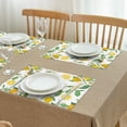 thumbnail image 6 of 4 Pieces Place Mat Linen Durable Table Mats Lemon Cute Summer Fruits Placemats for Party Kitchen Dining Decoration, 6 of 7
