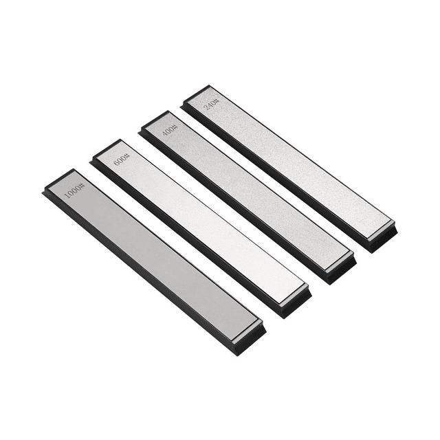 Diamond Sharpening Plate Set 4 PCS Grit 240/400/600/1000 Knife Sharpener Stone,Knife Sharpening Stone for