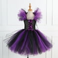thumbnail image 3 of CHOYURME CHONYURM Girls Halloween Witch Costume with Witch Hat and Magic Brooms for 2-12 Years, 3 of 7