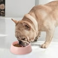 thumbnail image 5 of SLYNSHome Thickened Plastic Pet Bowl 7.20"x7.20"x2.13" Non-Slip Food Water Dish for Cats Dogs Safe Easy Clean - Pink, 5 of 7