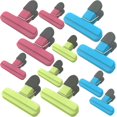 thumbnail image 1 of Clips grandes para bolsas de papas fritas - Tamaños surtidos Clips para bolsas de alimentos Empuñadura de plástico resistente Fokelyi WMZL-1160-2, 1 of 5