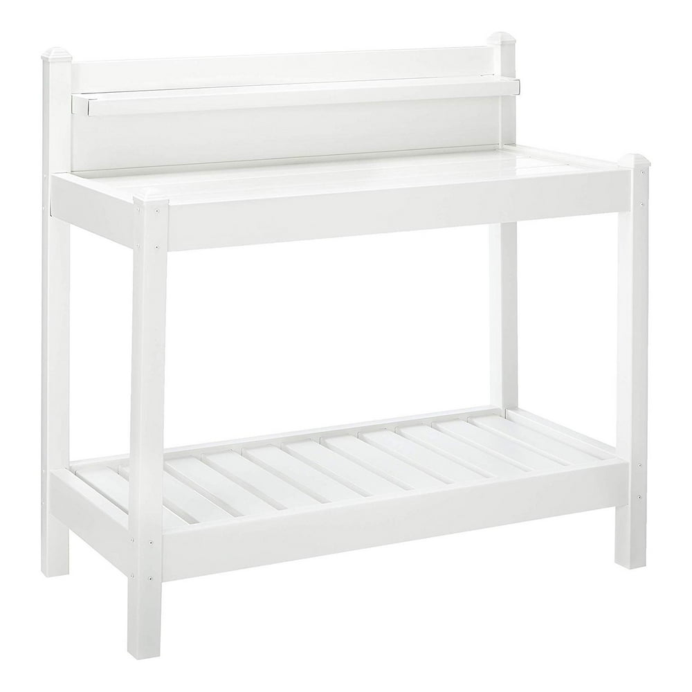 DuraTrel Greenfield Vinyl Potting Bench White