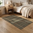 thumbnail image 2 of ODIKA Alfombras Interlocking Stripe Motif Rectangular Para Habitacion Non-Slip Chair-Friendly for Dining Room, Under Table, Home Office, 2 of 7