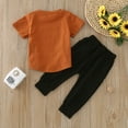 thumbnail image 4 of LUOGENLI Boys Shorts Size 5-6 Youth Toddler Boys Girls Short Sleeve Letter Printed T Shirt Tops Pants Outfits Boys Shorts Size 10 Boys Shorts Size 10-12 Cargo 6-12 Months, 4 of 7