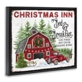 thumbnail image 3 of Stupell Industries Farmhouse Christmas Inn Shop Black Floating Frame Canvas Art, 21 x 17, by Creatif Belle, 3 of 8