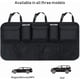 thumbnail image 4 of Organizador de maletero de coche negro (2-M), bolsa de almacenamiento, bolsa para maletero, bolsas impermeables con malla elástica resistente y velcro para SUV, 4 of 5