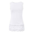 thumbnail image 4 of Lace Camisole Tank Tops for Women, Soft Stretch Ribbed Cami,Womens V Neck Sleeveless Shirts 2026 Summer Casual Trendy Dressy Cami Top, 4 of 5