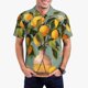 thumbnail image 1 of Balery Retro Warm Lemon Flower Camisa Polo de Hombre con Estampado, de Manga Corta y Tejido Medio, Camisa Tipo Golf Polo-Small, 1 of 6
