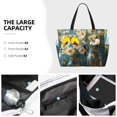thumbnail image 3 of Balery Delicate White Daisy Jars Beach Travel Bag - Water-Resistant, Large Capacity Lightweight Tote with 7 Pockets for Women and Men - Perfect for Beach, Pool, Gym, and Travel, 3 of 7
