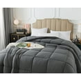 Downcool (64x88) Twin All Season Down Alternative Comforter, Gray
