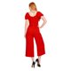 thumbnail image 3 of Palazzo Manga Globo Corta Mujer Rojo Elegante Casual rojo CH INCÃGNITA 330829, 3 of 5