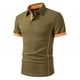 thumbnail image 1 of pstuiky camisetas de hombre, Camiseta informal de manga larga para hombre, con botones y cuello vuelto camisas casuales para hombre xl, 1 of 7