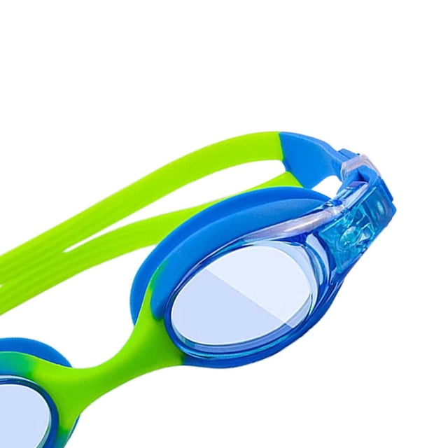 Gafas para niños Gafas de natación cómodas para niños de 3 a 14 años (azul verde) Wdftyju Para Estrenar
