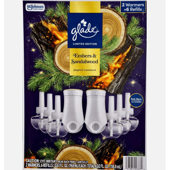 Glade PlugIns Embers & Sandalwood Limited Edition