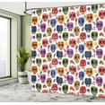 thumbnail image 5 of Ambesonne Wooden Shower Curtain, Scary, 69"Wx84"L, Multicolor, 5 of 5