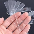 thumbnail image 2 of 50pcs Transparent Nail Stand Press On Nails Packaging Fake Nails Display Stand Double Sided Tape For Salon Nail Decorations, 2 of 9