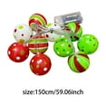 thumbnail image 2 of Christmas Fairy String Lights, 10 LED Xmas Tree Decorative Battery String Lights for Home Wedding Birthday Party Decoration Backyard Fences Porch Trees Indoor and Outdoor, 2 of 7