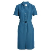 Anne Klein Women's Shirtdress Blue Size 8
