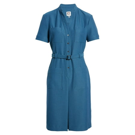 Anne Klein Women's Shirtdress Blue Size 8