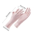 thumbnail image 2 of 2Pcs Ice Silk Sunscreen Gloves, UPF50+ Breathable Thin Stretchy Ice Silk Anti-Slip Touch Screen Gloves, for Summer Outdoor Driving Cycling Hiking Sun Protection Use, E, 2 of 6